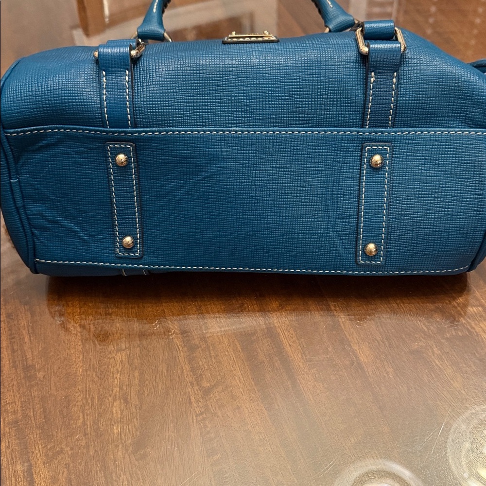 Dooney and Bourke Saffiano Leather Satchel - Picture 6 of 11